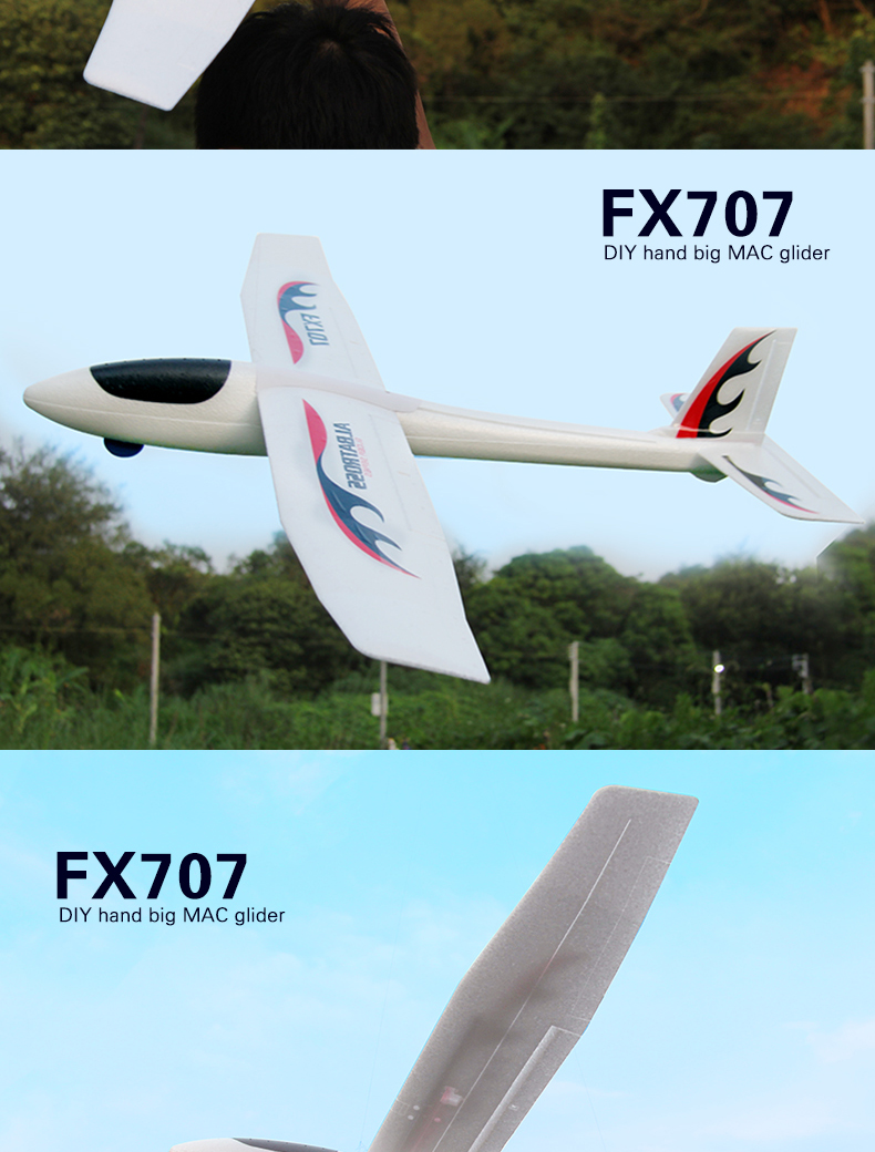 Drone Type yes 2024 2.4 GHz Fx707 Airplane Rc Plane 2ch Epp Craft Remote Control Aircraft Electric Funny Rc Glider Airplane
