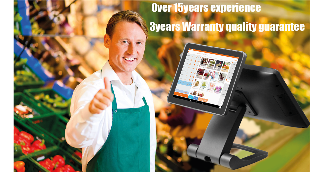 Customer Display LED-8/VFD/12.1"/9.7'' 2nd Display Optional for Retail POS Machine