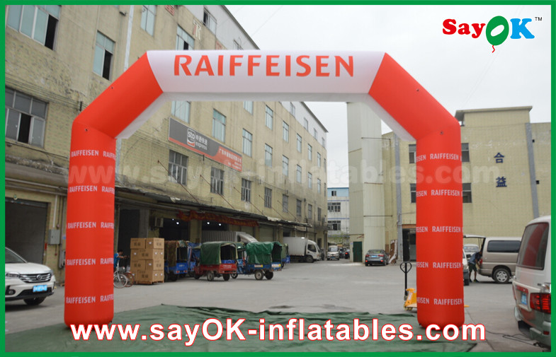 Inflatable Rainbow Arch Most Attractive Commercial Inflatable Entrance Arch , Advertising Arch Inflatable Tent