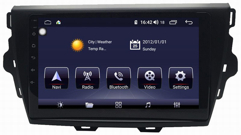 Ouchuangbo GPS navigation audio radio for Great Wall C30 support BT MP3 mirror link android 8.1 OS 4+64