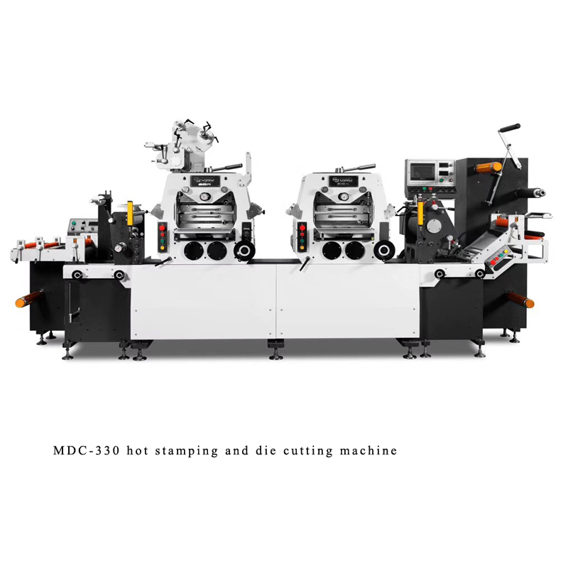Flatbed Hot Stamping Sticker Label Die Cutting Machine 20KW Power