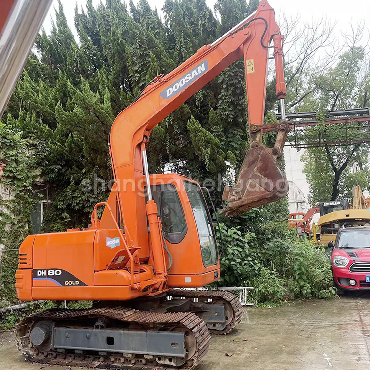 8 Ton Second Hand Doosan 80 Excavator With Original Hydraulic Valve