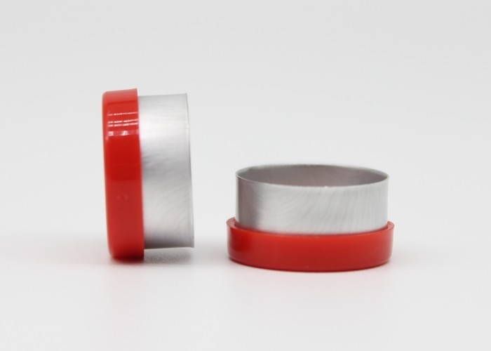 13mm Red Smooth Flange Flip Off Aluminum Plastic Cover For Injection Vials