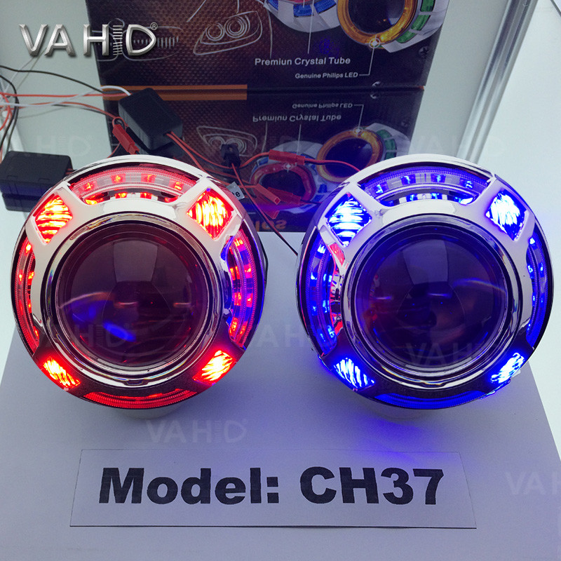 CH37B 3.0inch Crystal angel eye Bixenon Car hid xenon projector kit