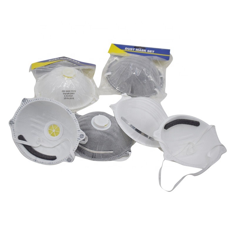 High Filtration Efficiency Disposable Respirator Mask FFP2V With Breathing Valve