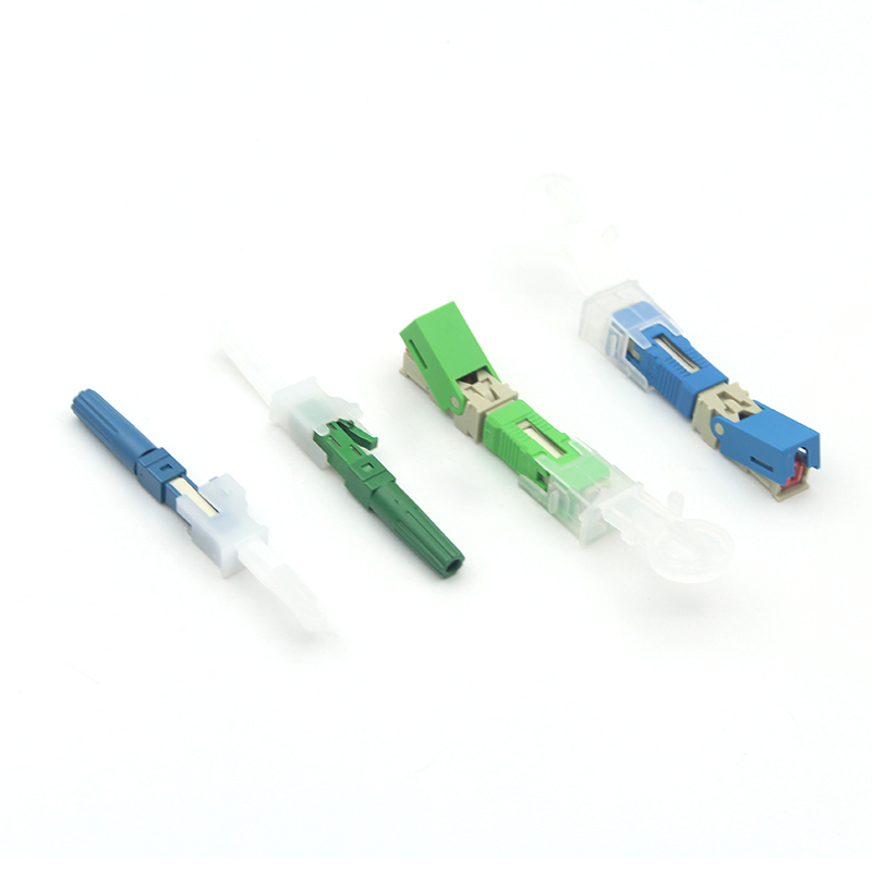 Fiber Adapter Connectors SC APC UPC Fast Connector for Field Mounting in FTTH Network