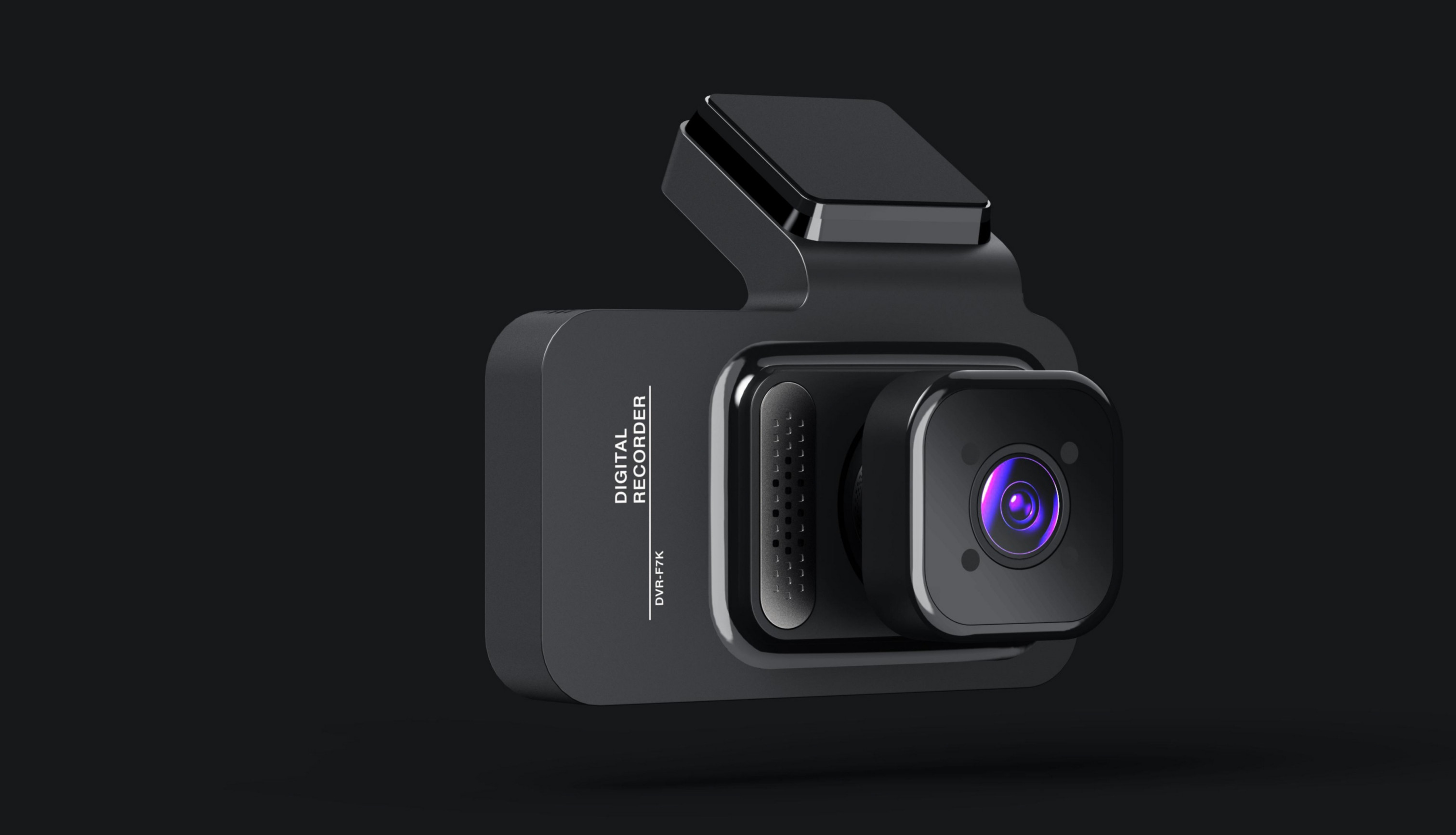 1080P Front And Rear Dual Recording Driving Recorder Supporting GPS WiFi Monitoring Camera