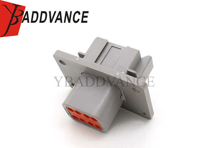 DT04-8P-L012 8 Pin Male Receptacle Plug Connector With Flange