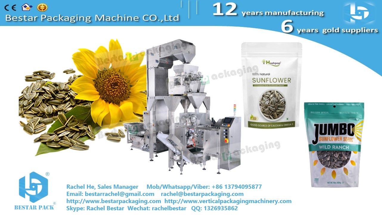 Breadcrumbs zipper pouch packaging machine