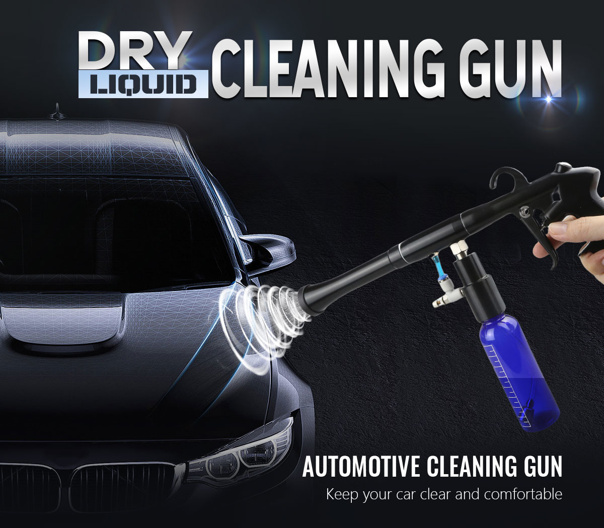 Tube Car Wash Cannon Car Pressure Washer With Foam Gun Casting Technology