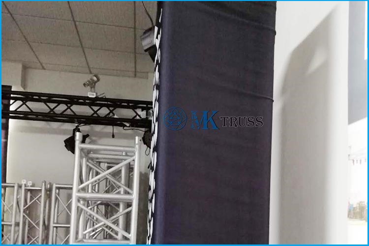 290*290*1000mm Truss LED Light Fabric Sock for Customized Length Truss Corner Design