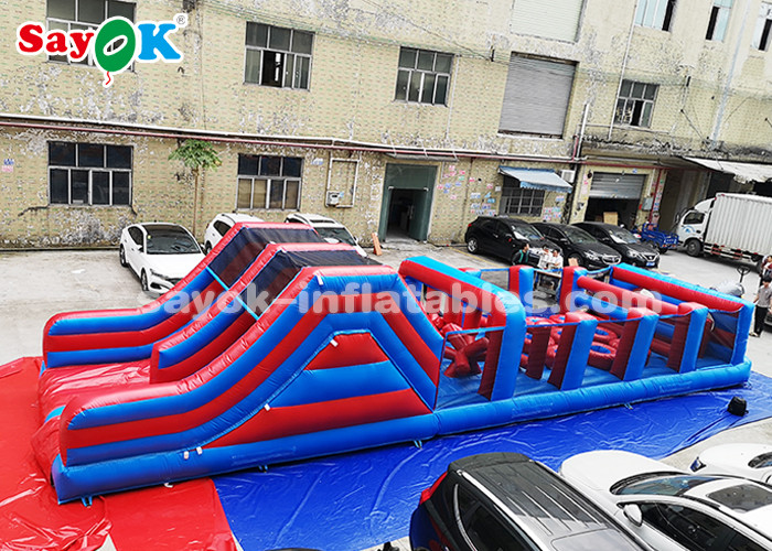 Inflatable Obstacle Course PVC Long Inflatable Obstacle Game For Outdoor Sports , Amusement Park