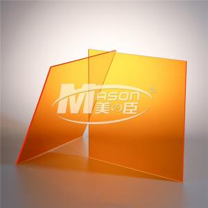 Buy cheap 3mm Acrylic Orange Perspex Sheet Cutting Perspex Plastic Board Sheet Plexiglass product