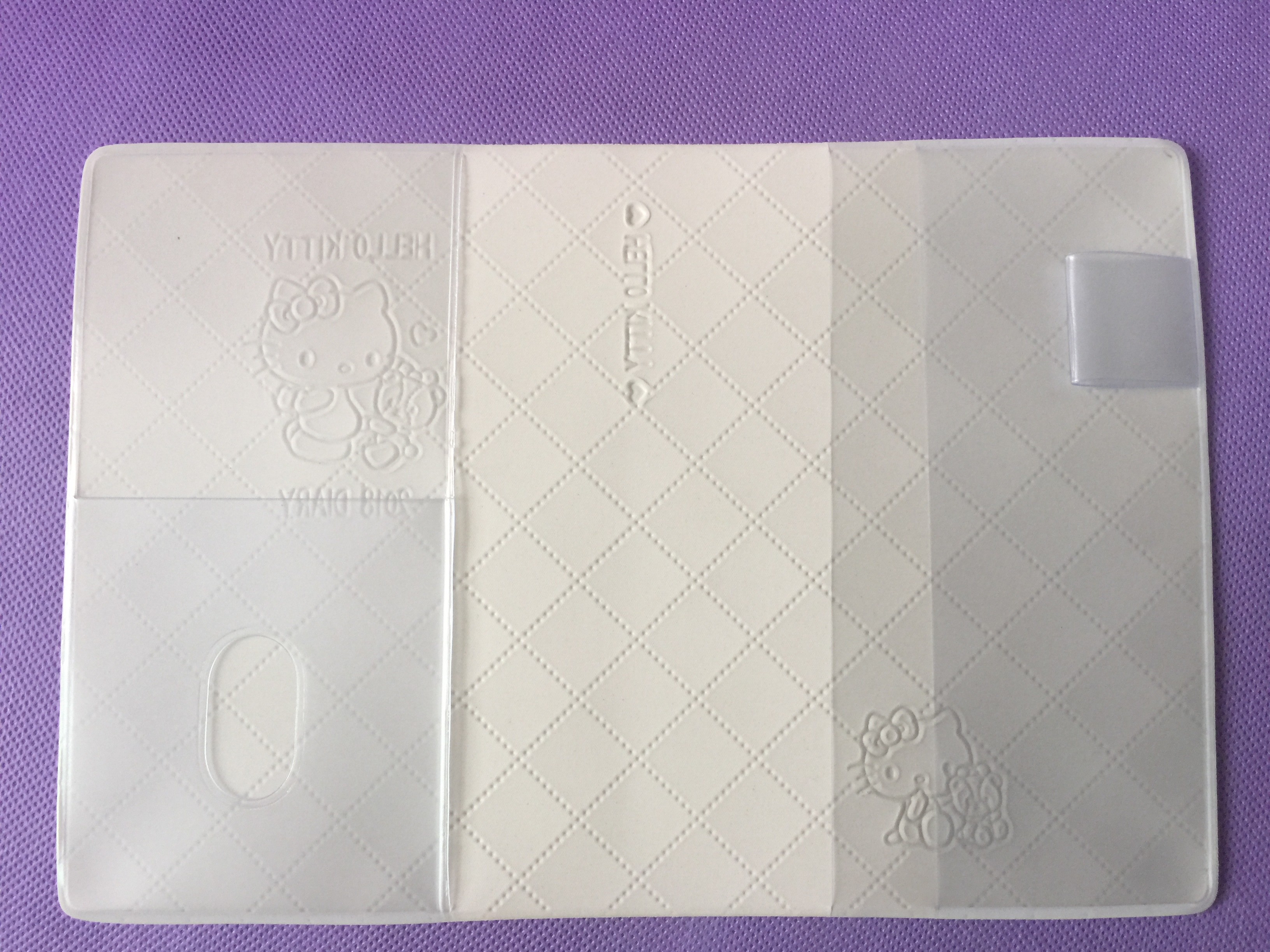 Folding PVC Plastic Card Holder , Customized Soft ID Cards Holder