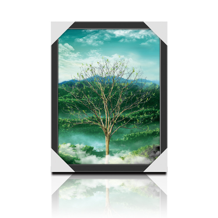 Four Season Tree 5d Lenticular Pictures 0.6mm Pet 30*40cm Painting Poster