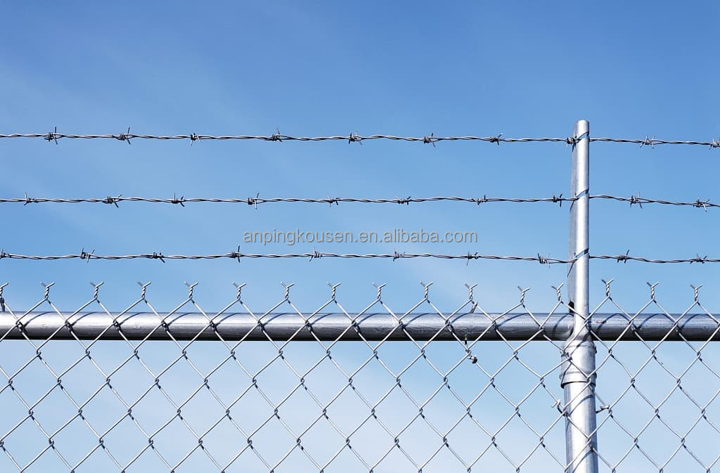Galvanized/PVC Coated Razor Barbed Wire Mesh Fence for Prison Security at Affordable