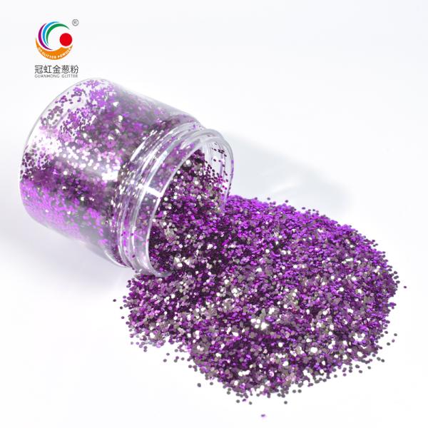 Photorefractive Chunky Loose Glitter Bulk Chameleon Hexagon Loose Cosmetic Glitter