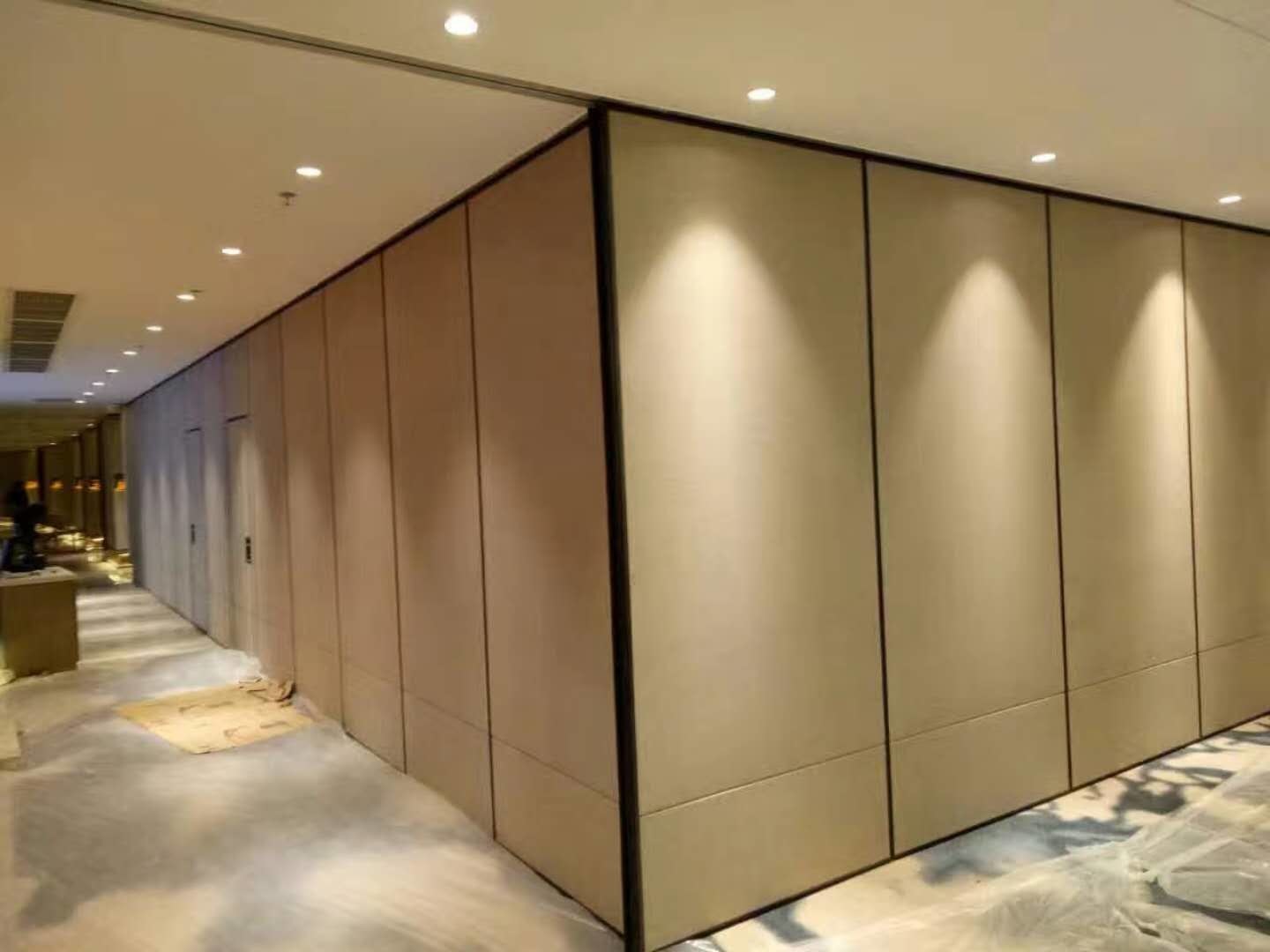 Melamine Board Decorative Acoustic Folding Doors / Noise Cancelling Room Dividers