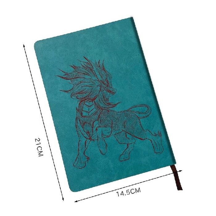Sublimation Blanks Custom Printed Logo Colored PU Leather A5 Sublimation Notebook