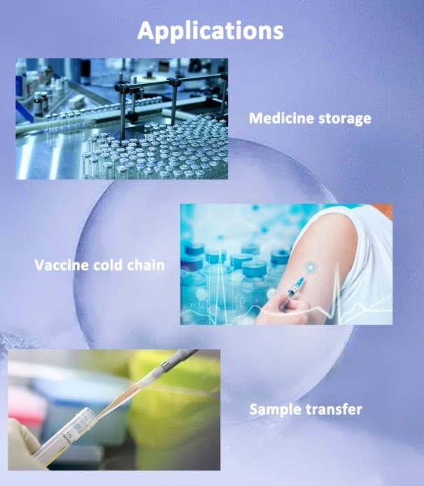 Grey Vaccine Cooler Box PHEFON Validated Cool Boxes For Vaccines