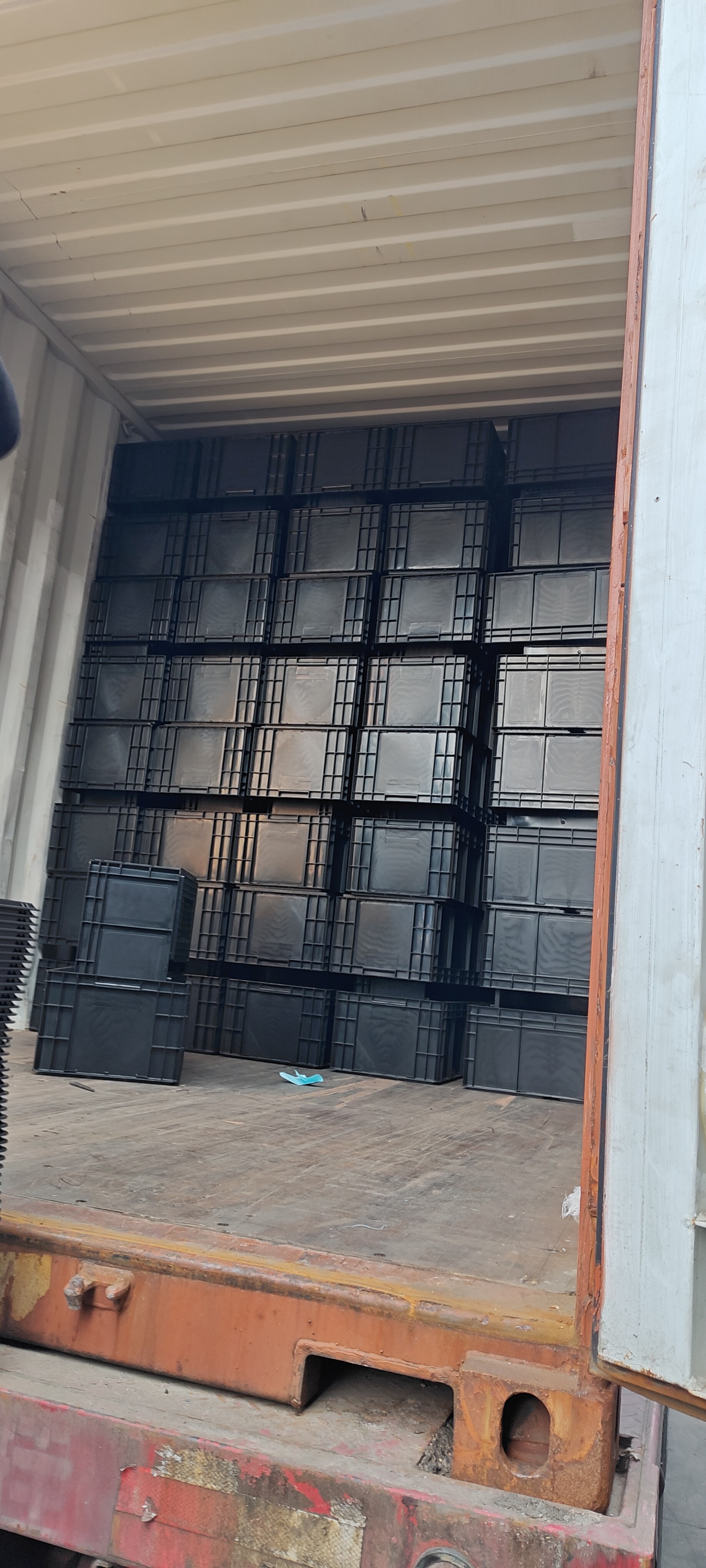 600*400mm ESD Plastic Box ESD Storage Bins Conductive Crate for electronic parts