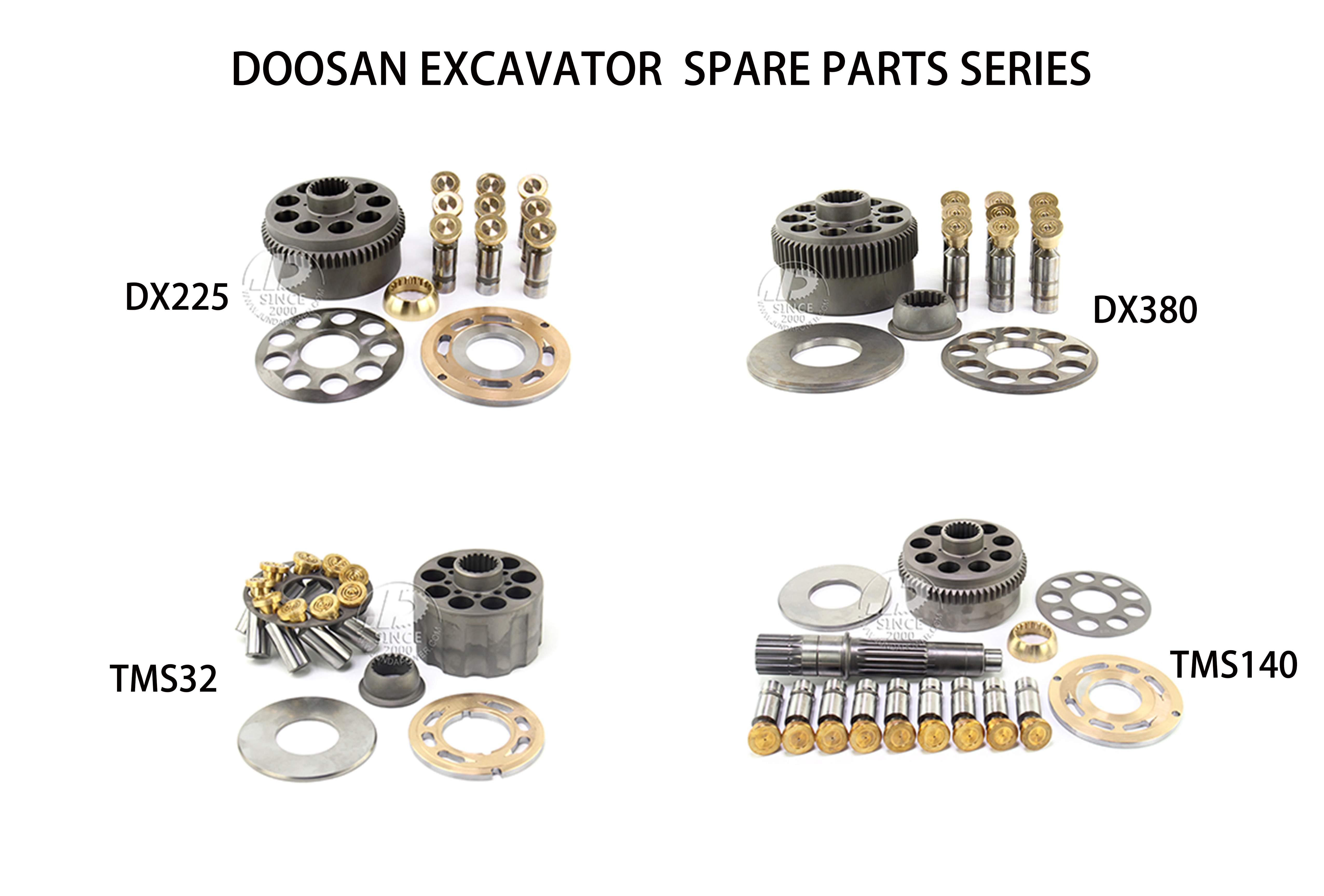 Iron DX380 Swing Travel Motor Excavator Spare Parts