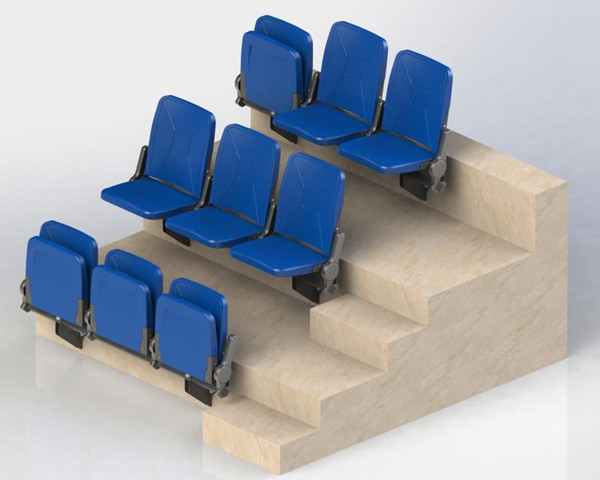 HDPE Aluminum Stadium Bleacher Seats