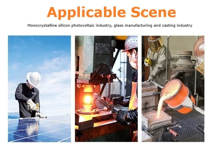 Glass Manufacturing Casting Industry High Temperature 650 Degrees Anti-Cutting Wear Aramid Gloves Hand Protection