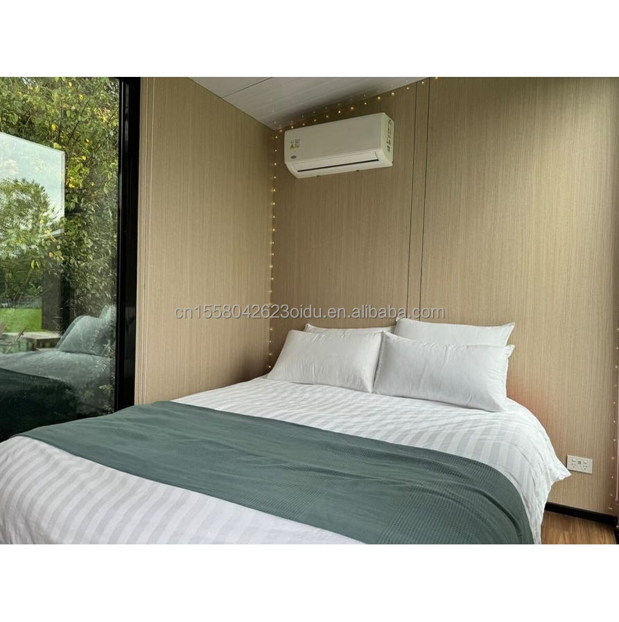 20ft Modern Luxury Prefab House Steel Sandwich Panel Modified Shipping Container for Outdoor Garden Living Alternative