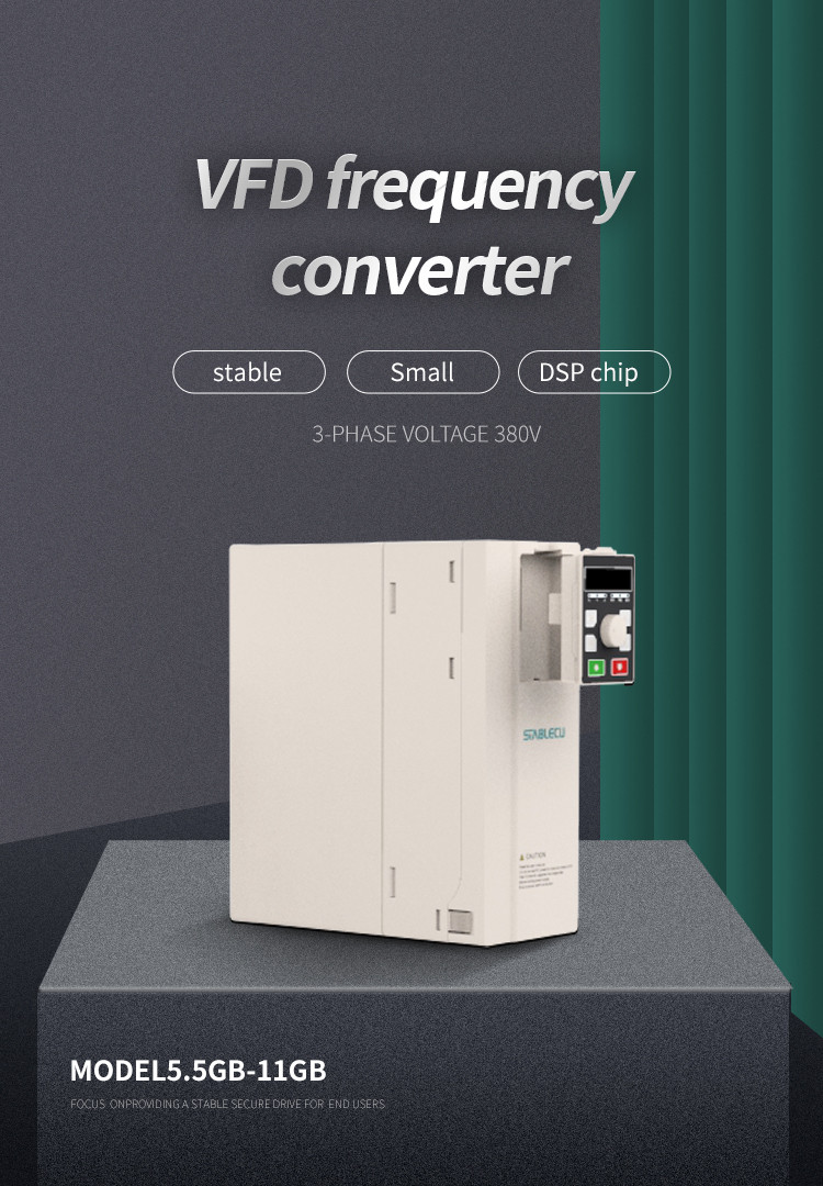 7500W Vector Control Inverter 3 Phase Variable Frequency Drive
