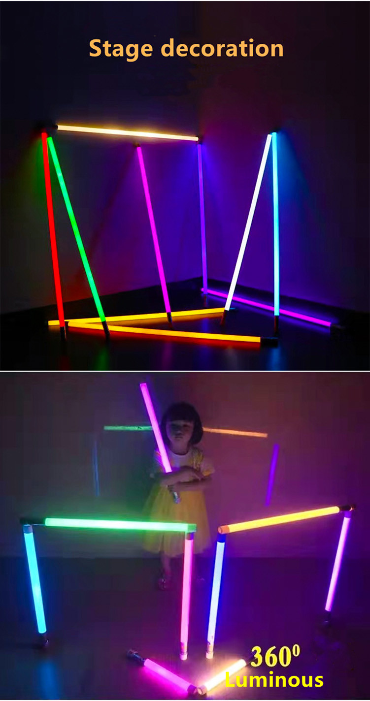 Painting Rgb Led Photography Lights Rgb Tube Light For Video Vlog Live Streaming