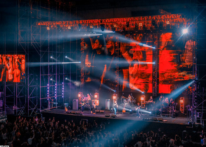 HD IP45 Rental LED Displays 250x250mm P4 Outdoor LED Display