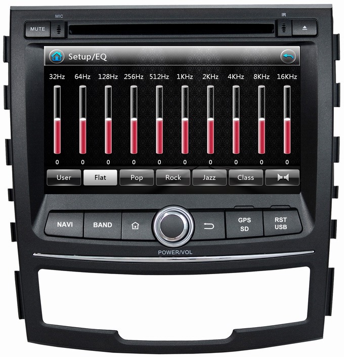 Ouchuangbo Auto Multimedia System for Ssangyong korando 2010- 2013 DVD Radio iPod Bluetooth TV OCB-7067A