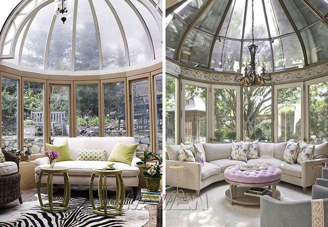 Prefabricated Glass Solarium Room Additions All Glass Sunroom