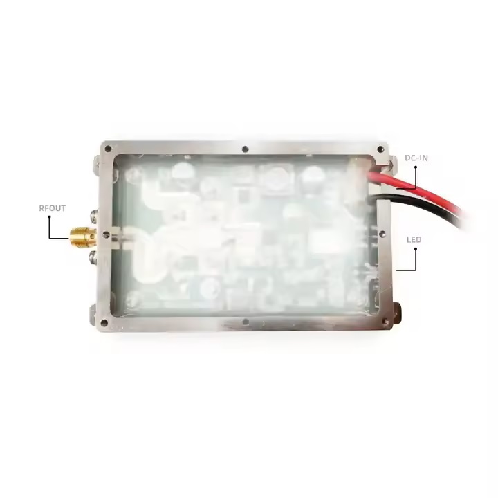 SZHUASHI 20W Sweep Signal Source RF Amplifier Module for Self-installation Mounting Type for 700-800MHz Working Frequency Band