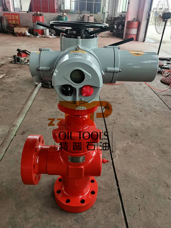API 6A Electrical Choke Valves For Wellhead Flow Control Service 10000 Psi