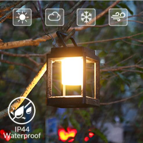 Multiple Charging Methods 3-Level Brightness LED Solar Camping Lantern for Patio