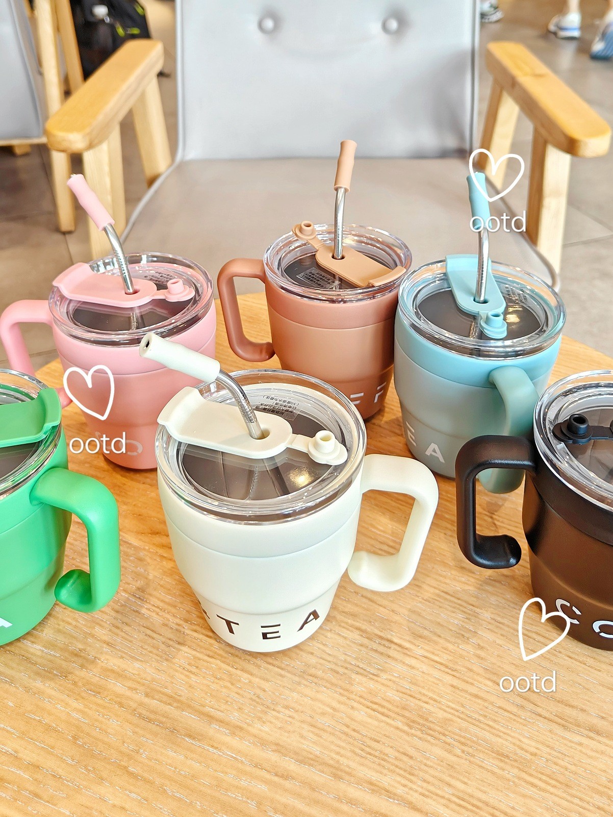 Office and Home Essential Stainless Steel Insulated Mug / Tumbler with Lids and Straws Direct Drinking or Straw Option
