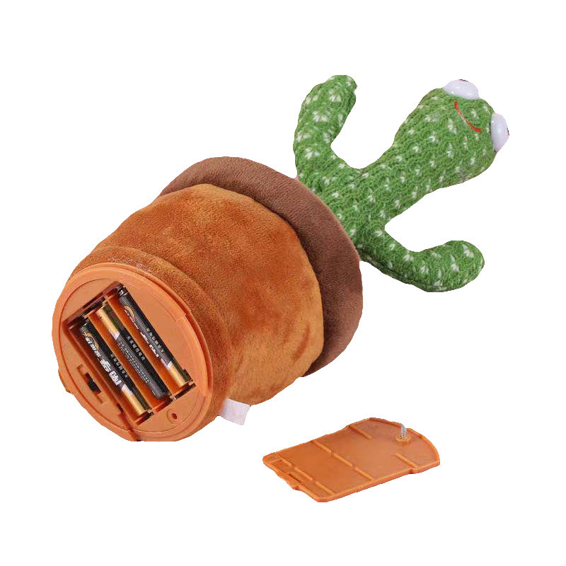 30cm Singing Dancing Cactus Plush Toy For Home Decoration