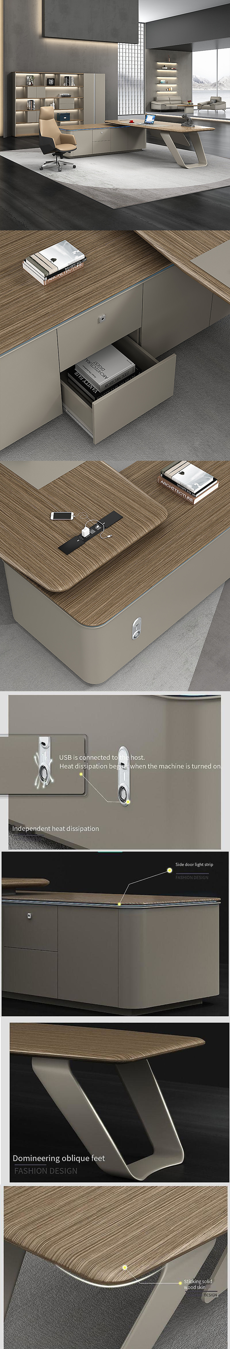 Commercial Office Furniture with E1 Grade Particle Chipboard Board and Melamine Panel