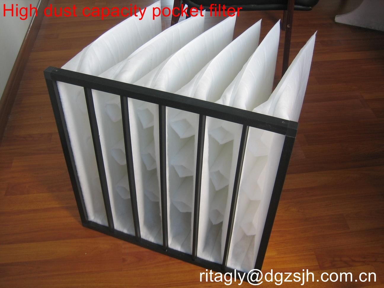M6 High Dust Capacity Self Supporting Pocket HEPA Air Filter For Gas Turbines