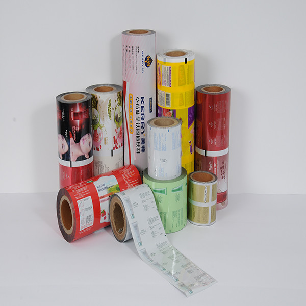 Aluminum Foil Laminated Roll Film BRC Sachet Film Roll Plastic BOPP For Cookies