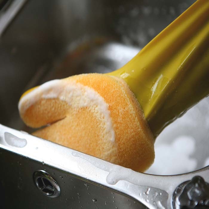 Waterproof Dishwashing Sponge Gloves High Temperature Resistance