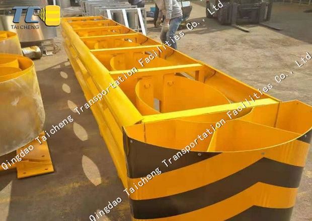 Steel Material Anti Collision Road Traffic Safety Crash Barrier Crash Cushions