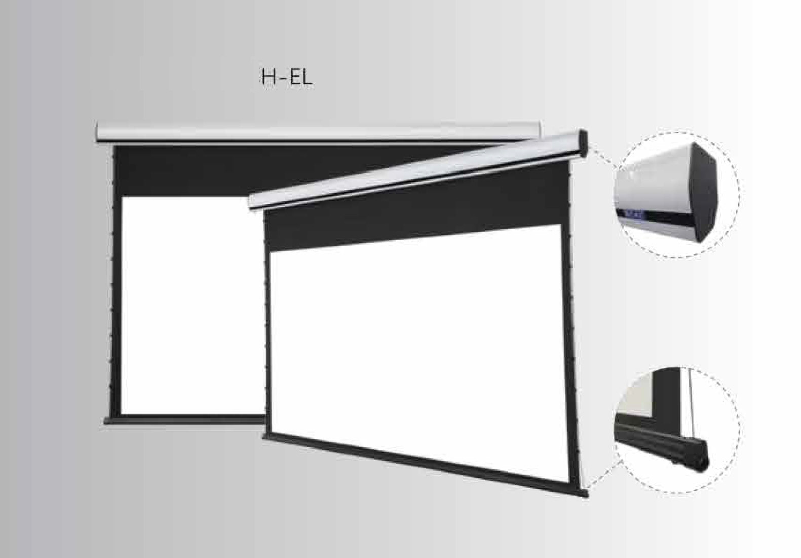 High Strength 150 Inch Fixed Frame Projector Screen Multifunctional Custom