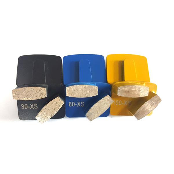Redi Lock Concrete Diamond Grinding Tools Soft Bond With Double Hexagon Segments