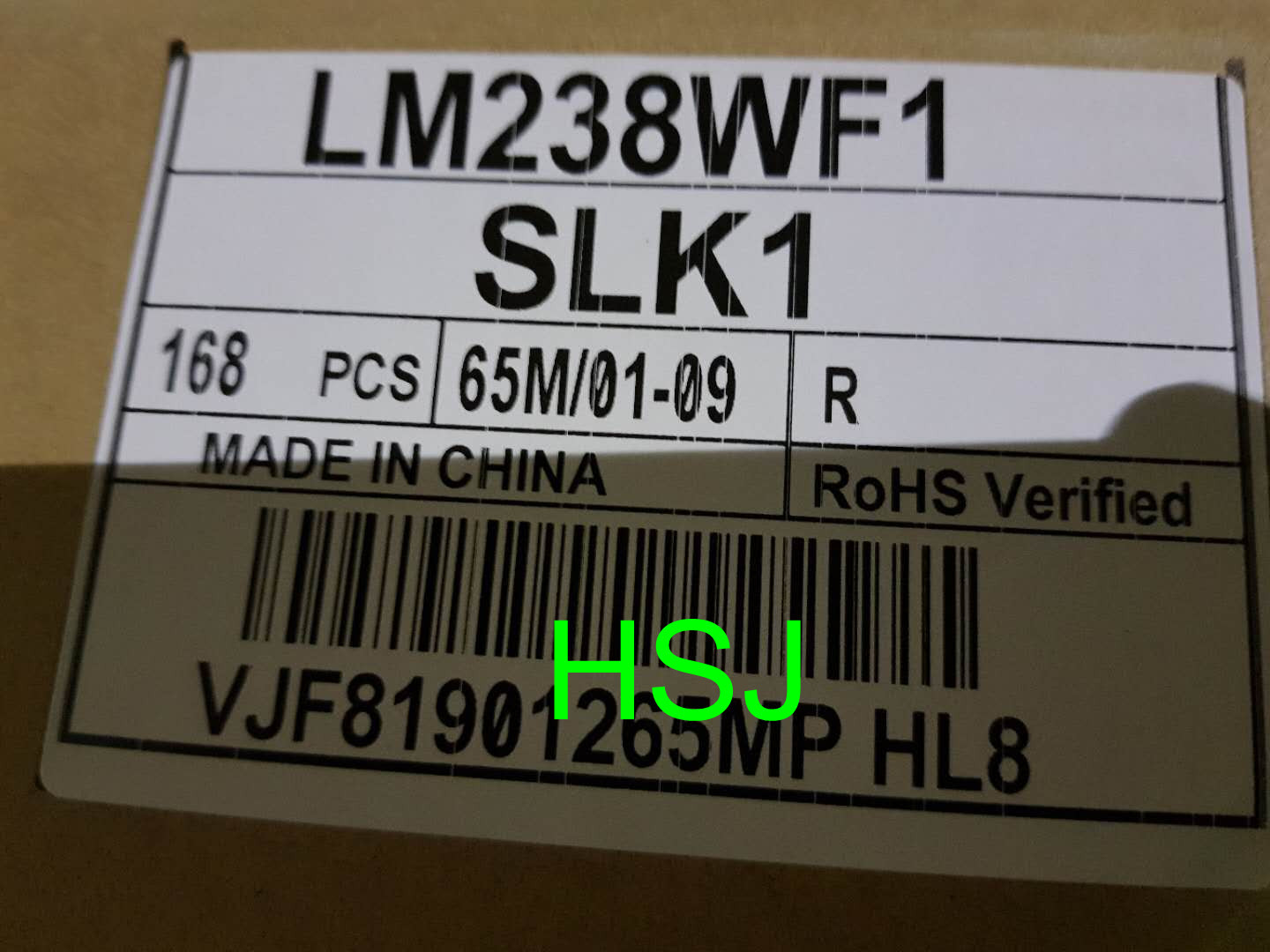 LG 23.8" LM238WF1-SLK1 Industrial Touch Panel FHD 1920*1080 IPS LVDS