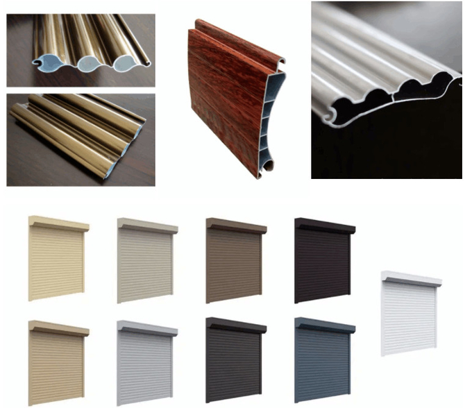5.8-6.0M Aluminum Extrusion Parts Roller Shutter Door 6063 6061 6005 6060