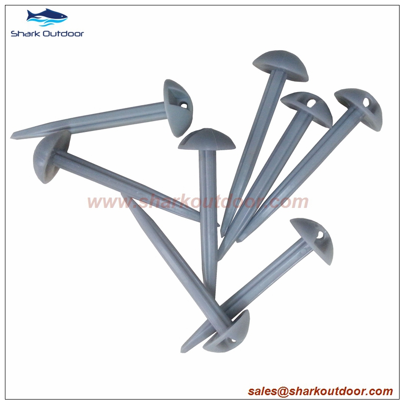 groundsheet plastic tent peg