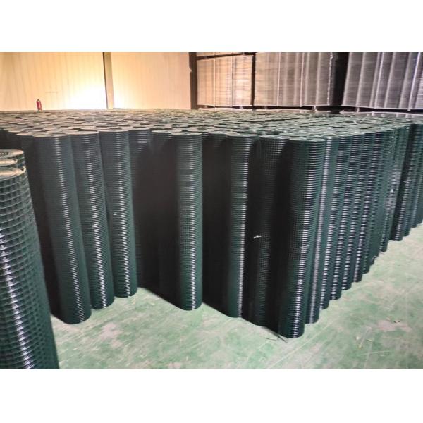 green colored welded wire mesh rolls